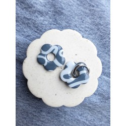 Fleurs XL wave Blue sky