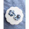 Fleurs XL wave Blue sky