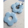 Fleurs XL unies Blue Sky