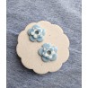 Fleurs XL unies Blue Sky