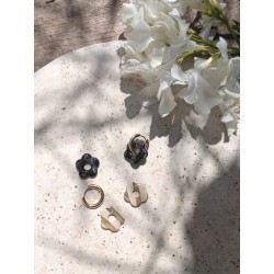 Fleurs rayées Stone