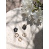 Fleurs rayées Stone