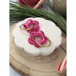 Fleurs XL paillettes