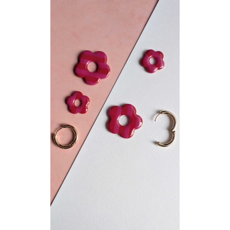fleurs XL rayées