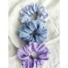 Bouquet Scrunchies bleus